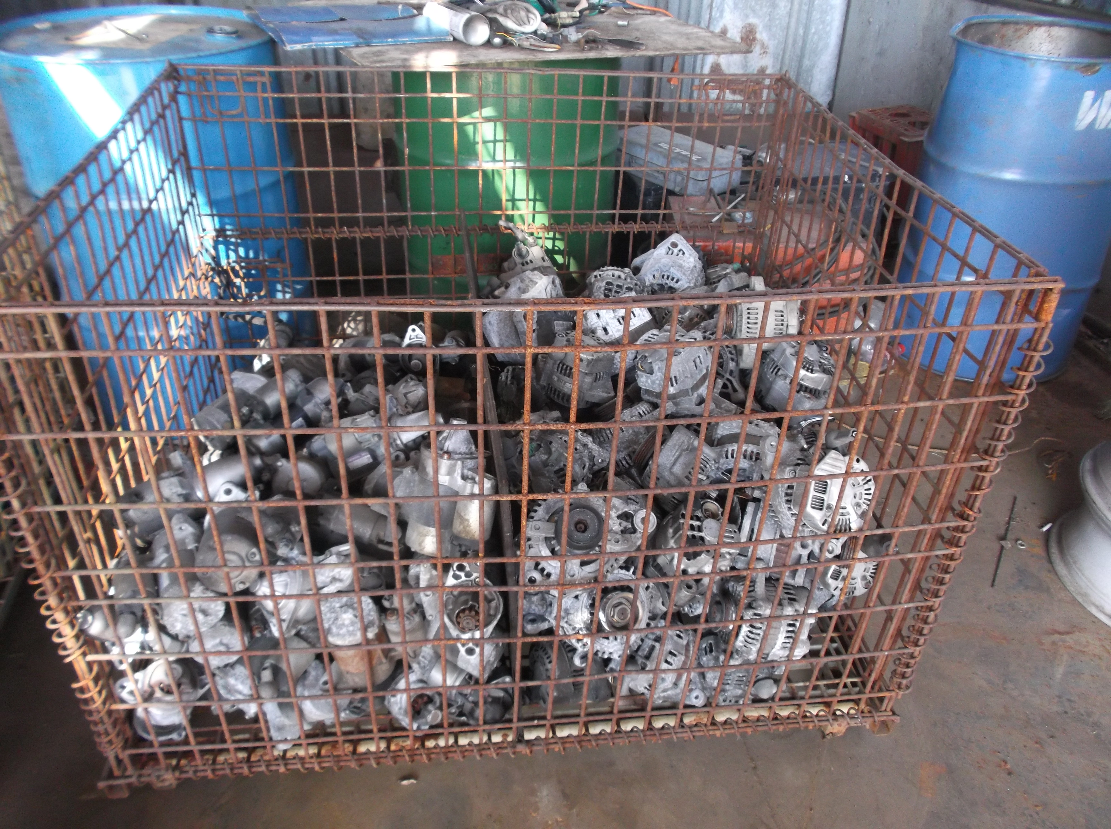 オルタネーター、スターターの保管